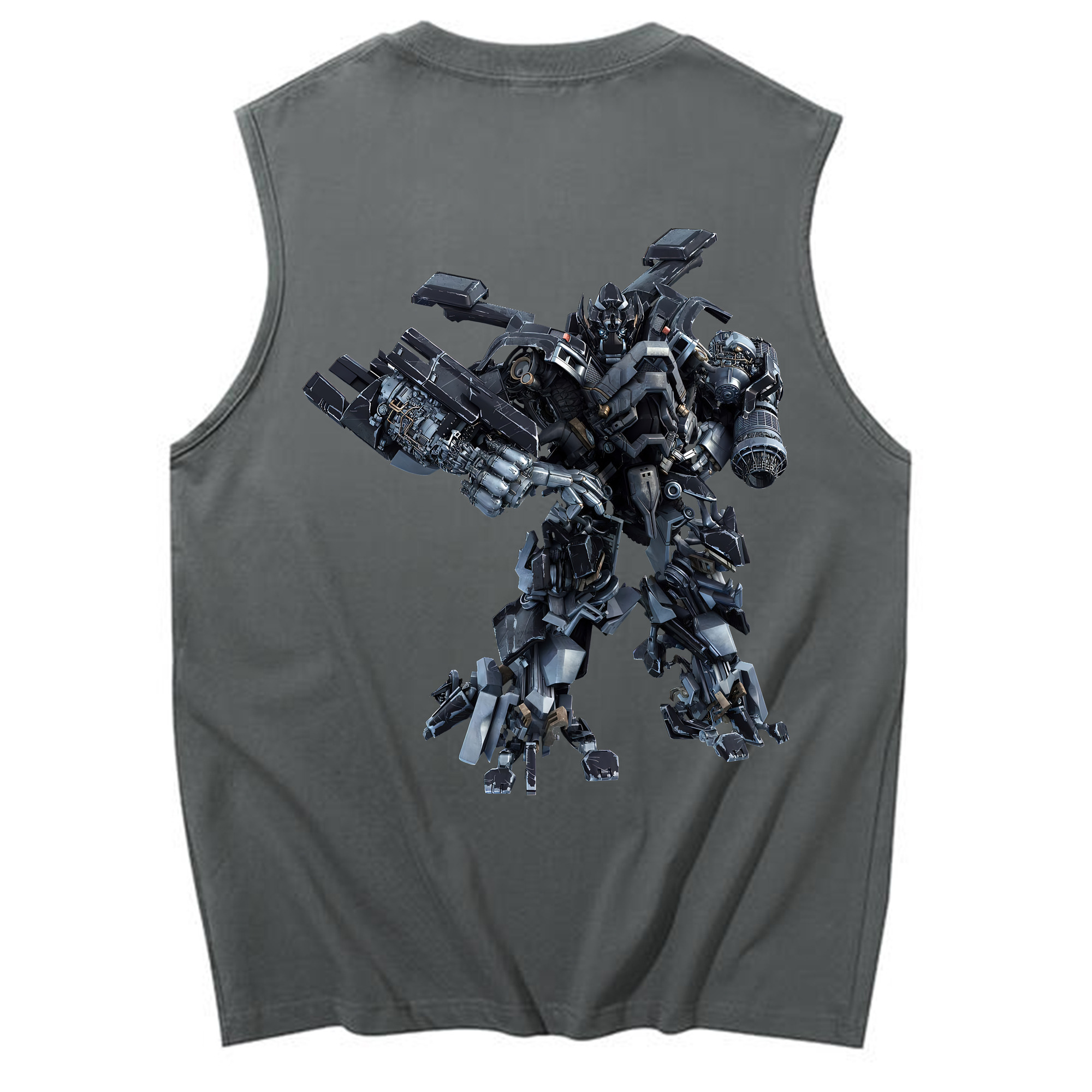 （画像用） Transformers トランスフォーマー コットン100％タンクトップ（背面プリント）